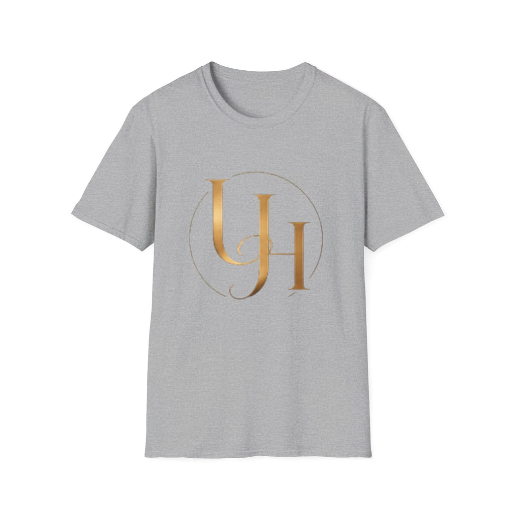 UH Monogram T-Shirt — Elegant Gold Initials Tee