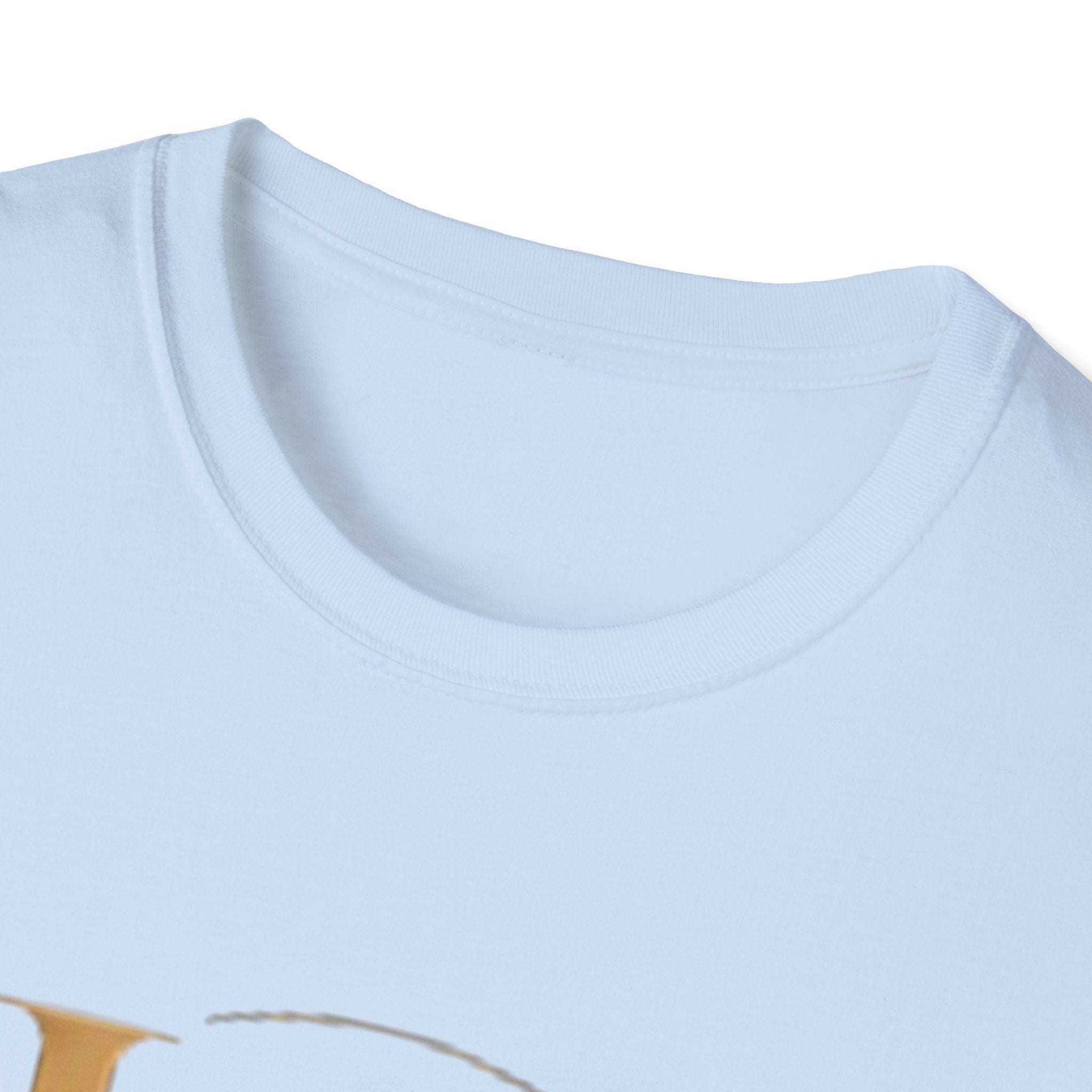 UH Monogram T-Shirt — Elegant Gold Initials Tee