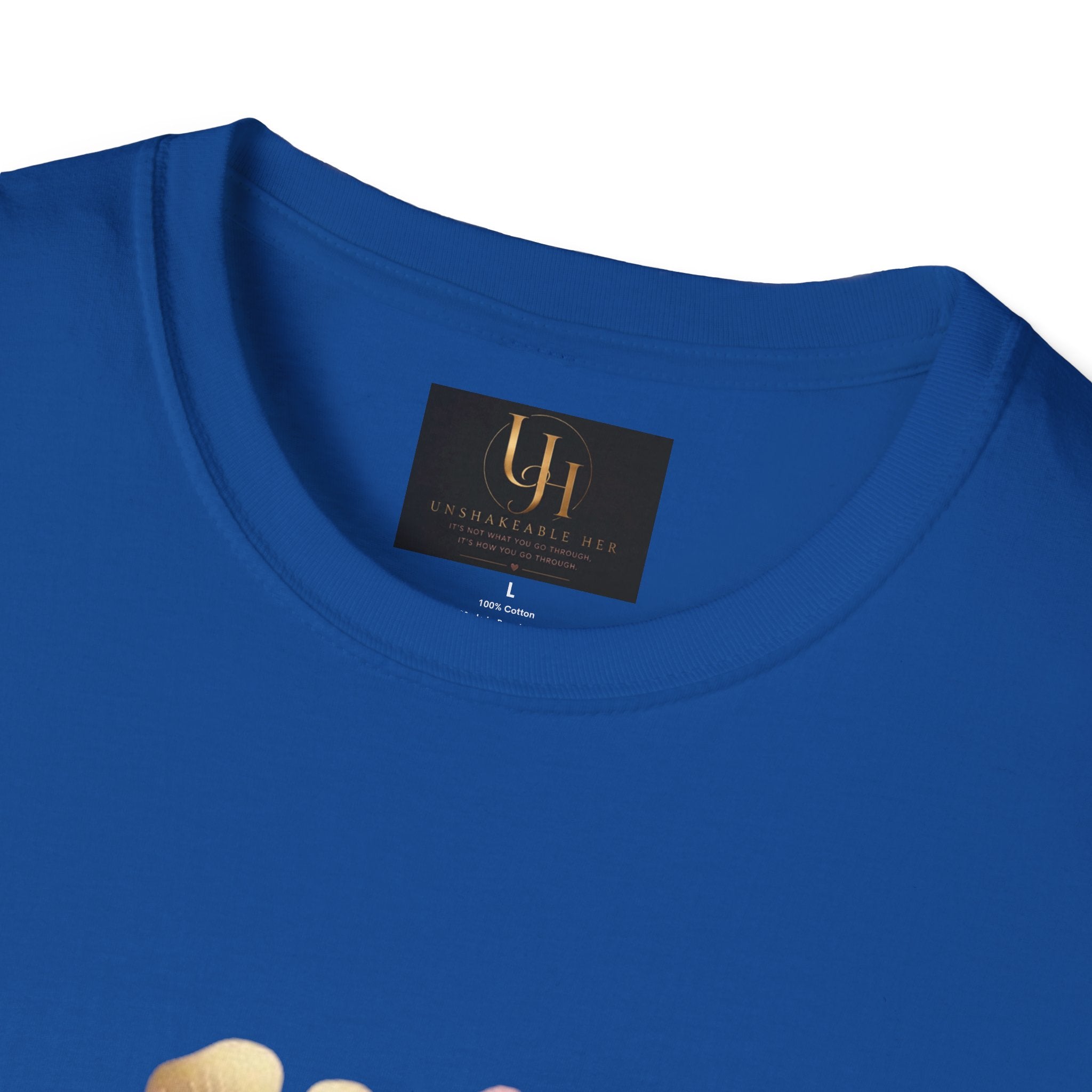 Unshakeable Her T-Shirt | Feminine Script Floral Design