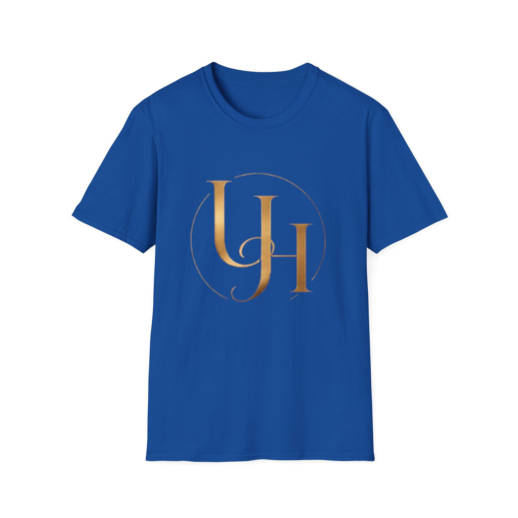 UH Monogram T-Shirt — Elegant Gold Initials Tee