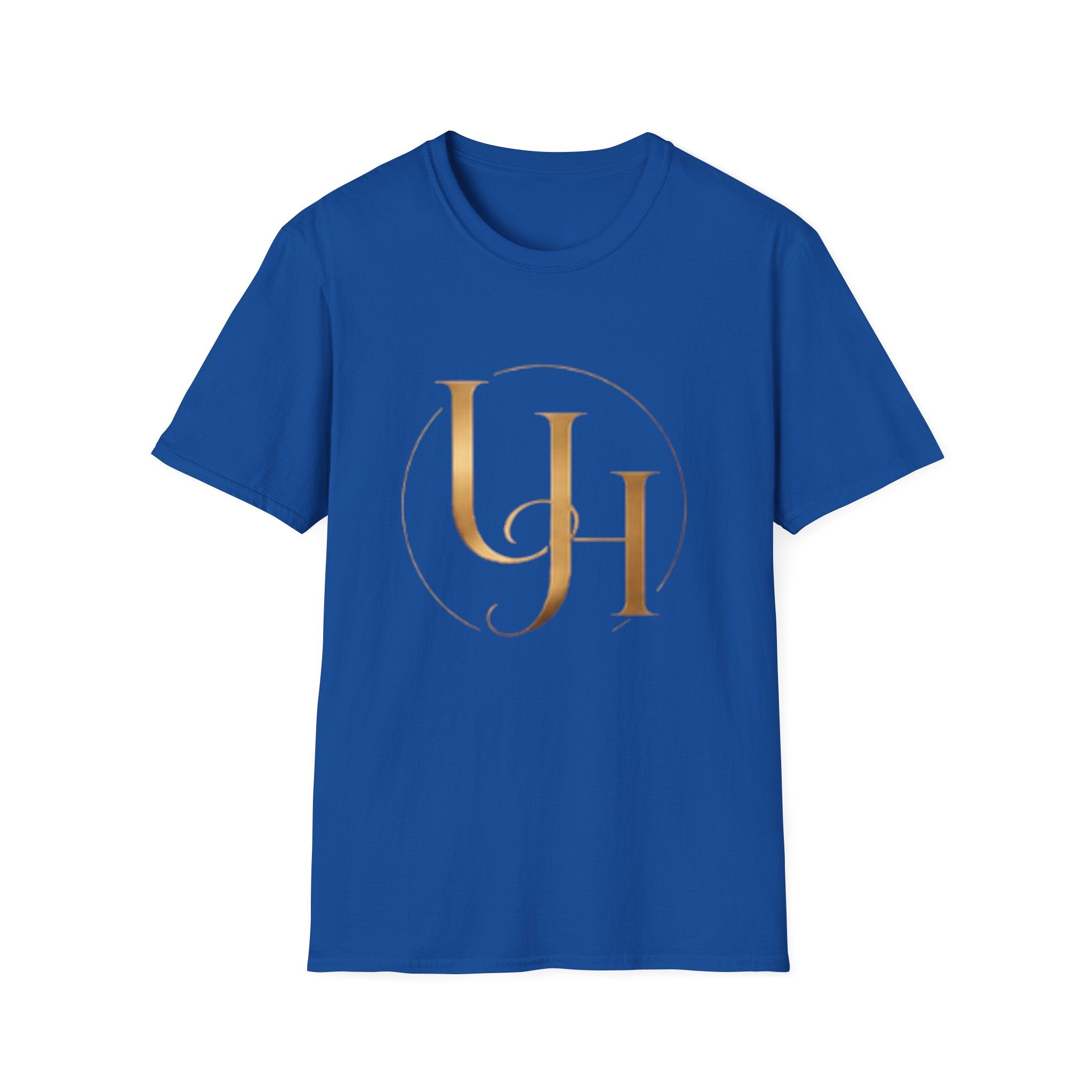 UH Monogram T-Shirt — Elegant Gold Initials Tee