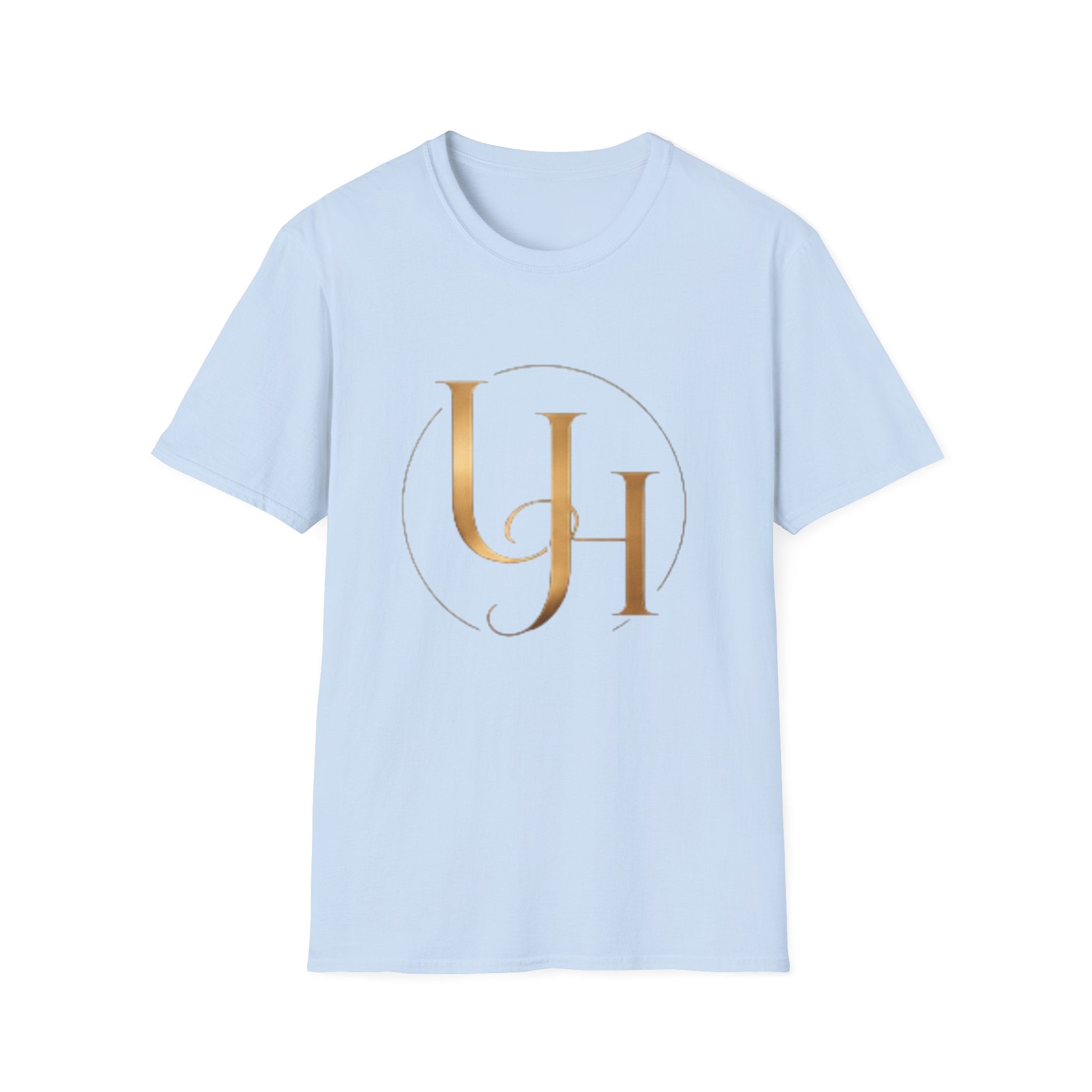 UH Monogram T-Shirt — Elegant Gold Initials Tee