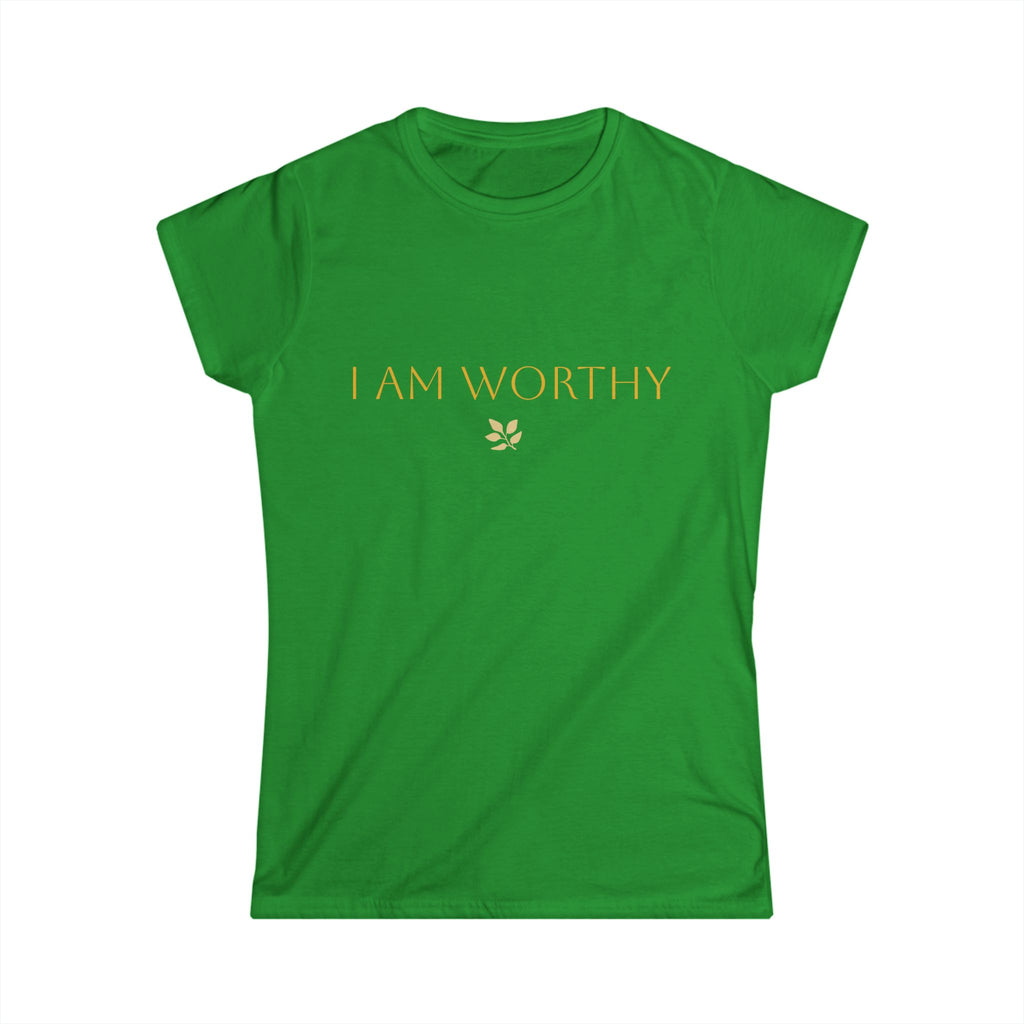 I Am Worthy Women's Tee — Inspirational Self-Love Shirt