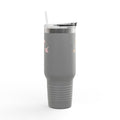 Insulated Travel Mug 40oz — "Unshakeable Her" Floral Thermal Tumbler