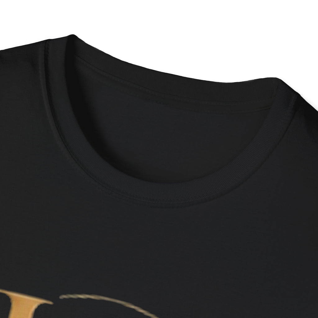 UH Monogram T-Shirt — Elegant Gold Initials Tee