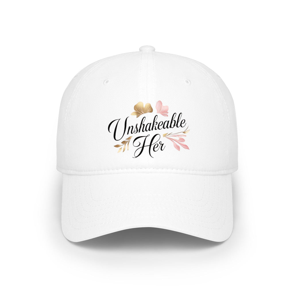 Unshakeable Her Baseball Cap — Inspirational Women’s Embroidered Hat