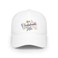 Unshakeable Her Baseball Cap — Inspirational Women’s Embroidered Hat