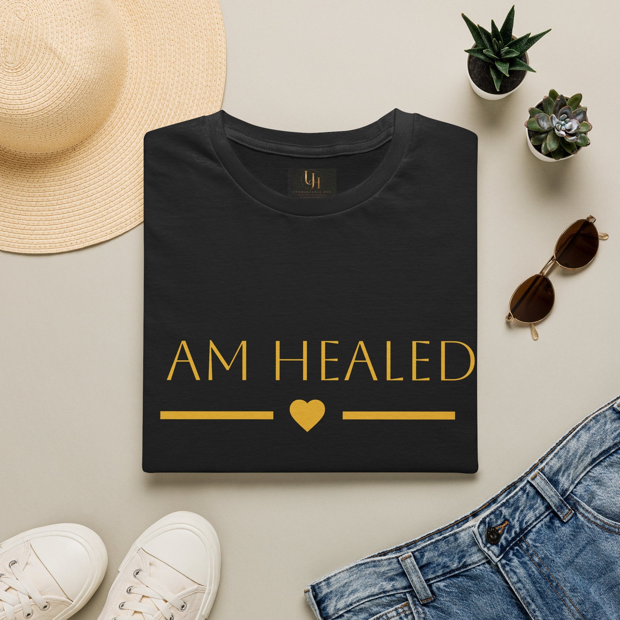 I Am Healed Graphic T-Shirt — Inspirational Healing Tee