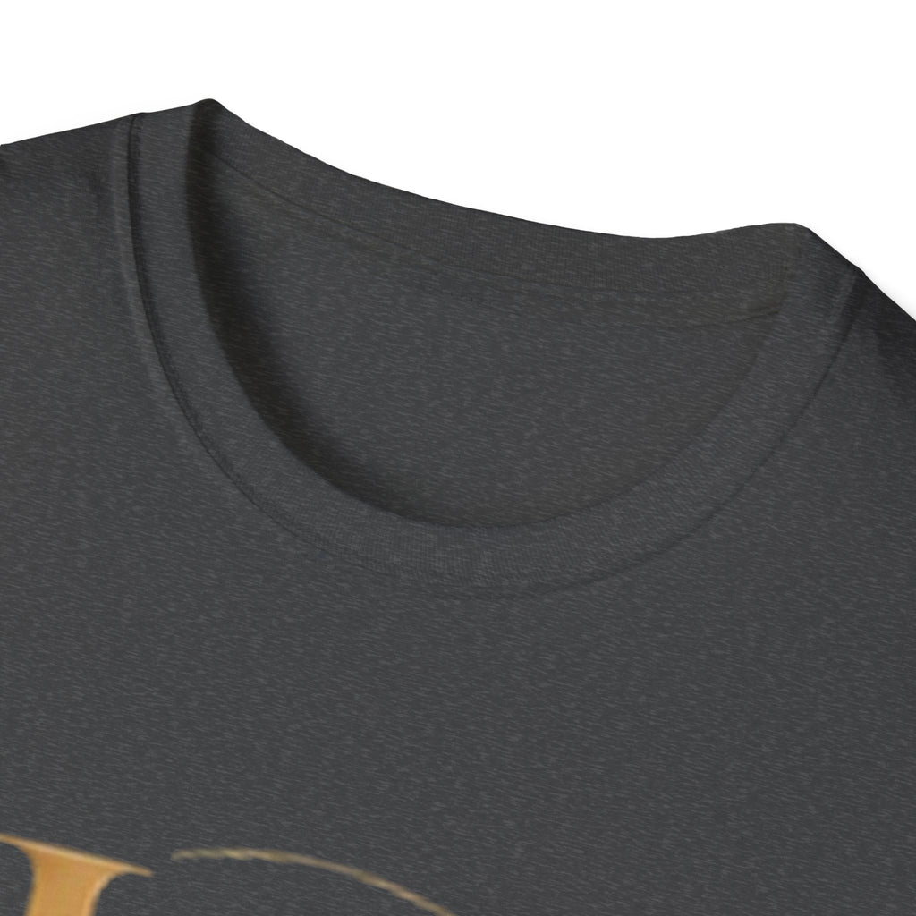 UH Monogram T-Shirt — Elegant Gold Initials Tee