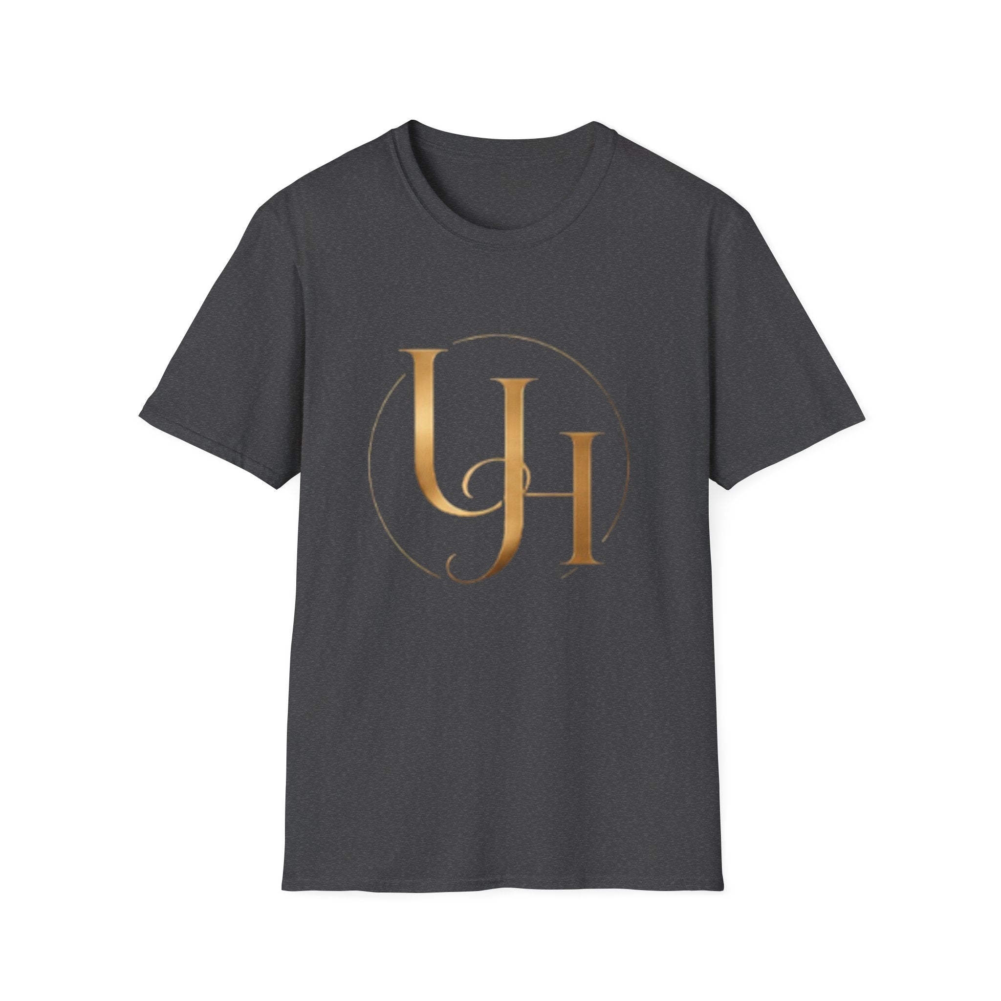 UH Monogram T-Shirt — Elegant Gold Initials Tee