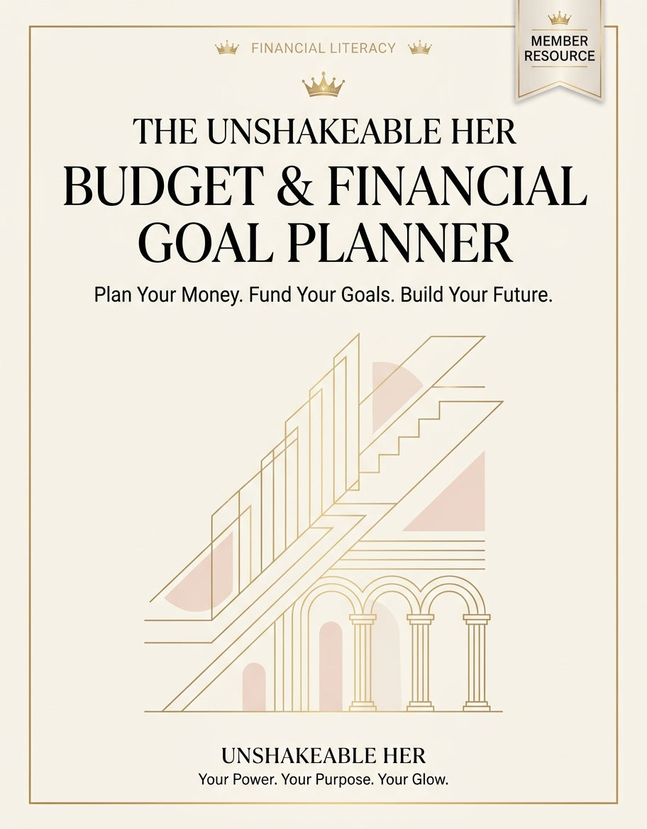 The UnShakeable Her Budget & Financial Goal Planner
