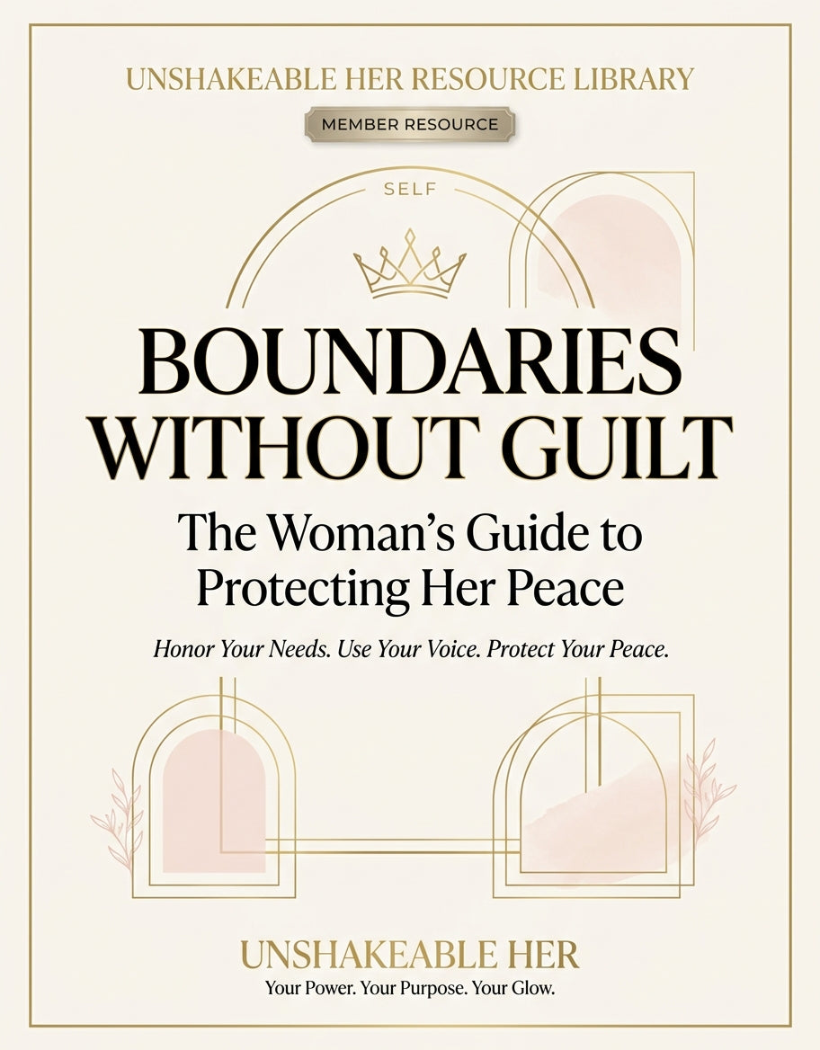 Boundaries Without Guilt: The Woman’s Guide to Protecting Her Peace
